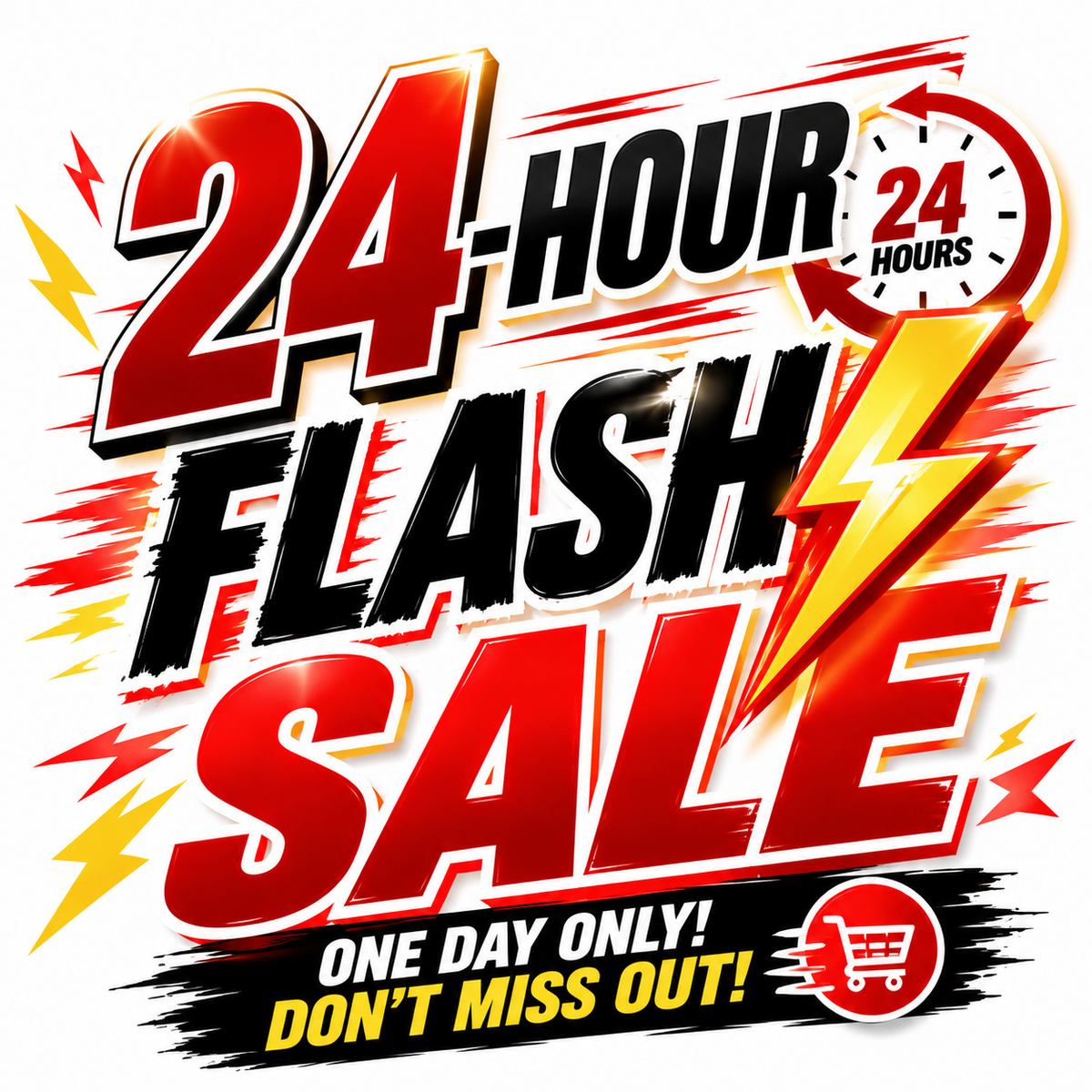 ⚡ 24-Hour Flash Sale